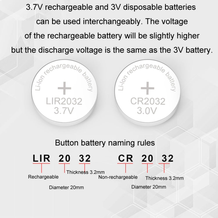 4.2V LIR2032/2450 Button Battery Universal Charger, RSC-X2-2 White, RSC-X2-2 Black