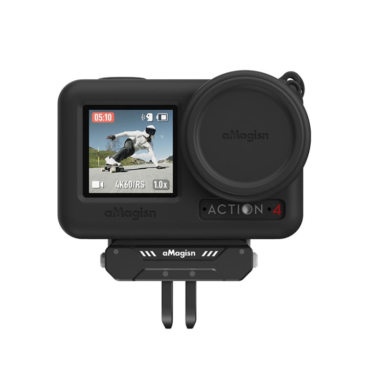 For DJI Osmo 360 / Action 5 Pro / Action 4 / Action 3 aMagisn Magnetic Fast Disassembly Motion Camera Accessories, AA09