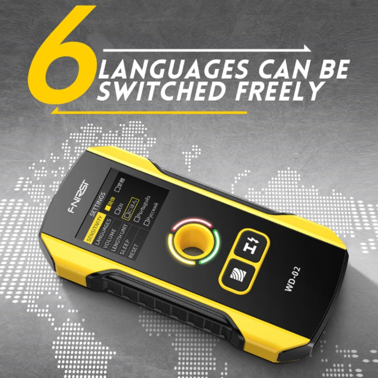 FNIRSI Multifunctional Wall Wire And Metal Rebar Detector, WD-02