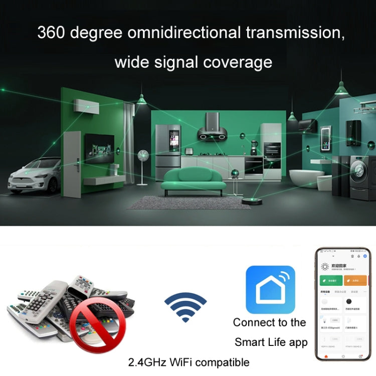 WIFI TV Set-Top Box Air Conditioner Smart Remote Infrared Remote Control, QRA1