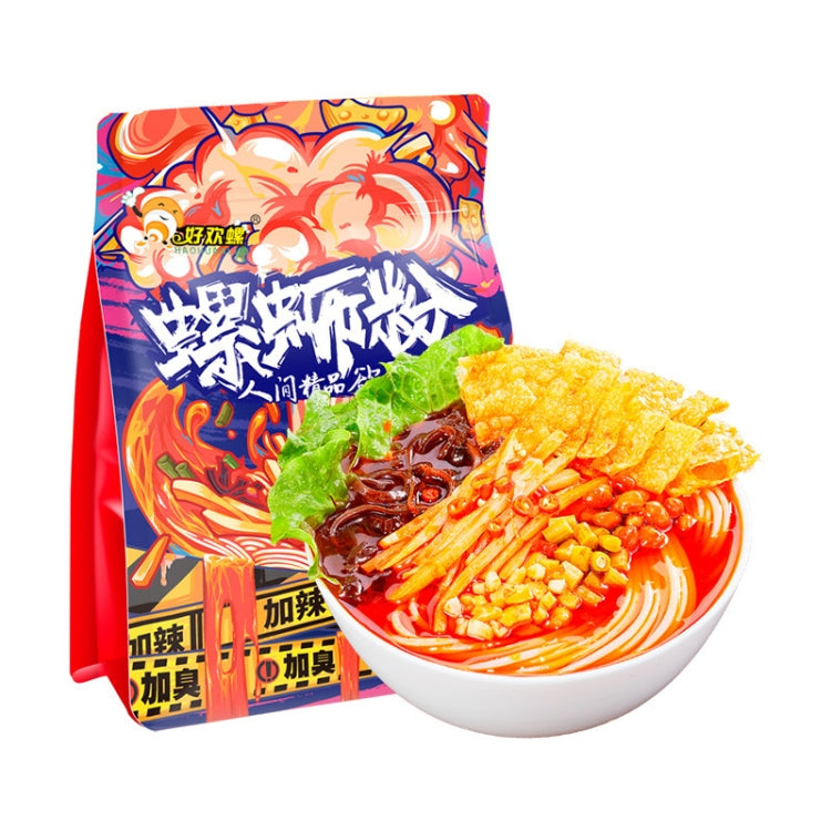 Snail Vermicelli Liuzhou Specialty Spicy And Sour Convenient Fast Food Vermicelli, 400g HAOHUANLUO Extra Spicy, 400g HAOHUANLUO Original Flavor, 320g HAOHUANLUO Crawfish Flavor