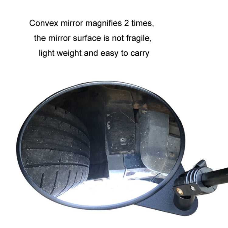 Hand-Held Telescopic Explosion-Proof Vehicle Bottom Security Inspection Reflective Detection Mirror, PM200