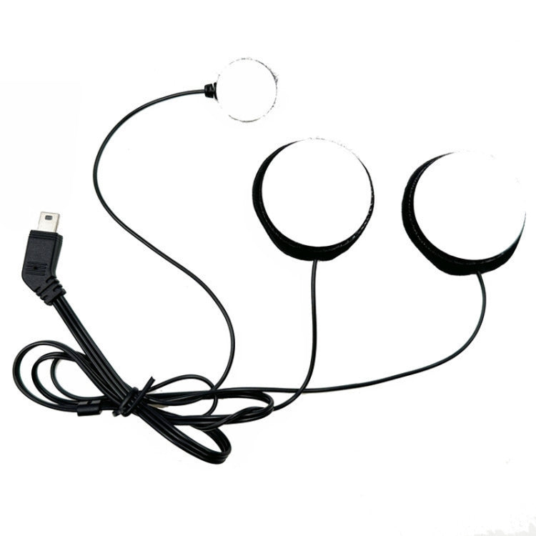 HD Noise-Proof Helmet Intercom Headset Microphone, 10 Pin Plug