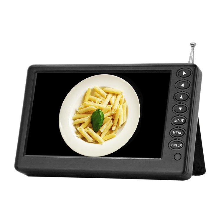 5 Inch Ultra-Thin Portable Car Digital LCD TV, EU Plug, ATSC EU Plug
