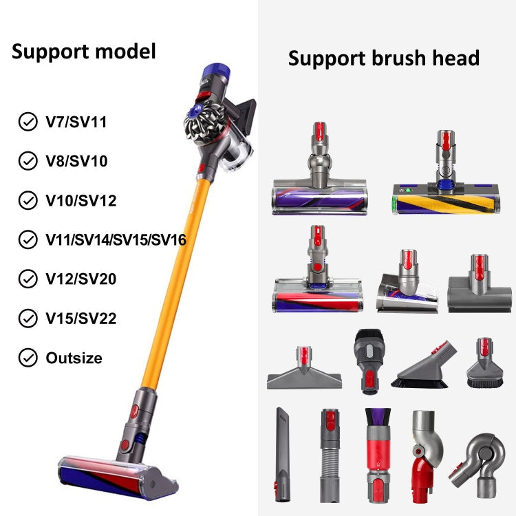 For Dyson V7 V8 V10 V11 V12 V15 Vacuum Cleaner Storage Rack Extension Bracket, 1pair