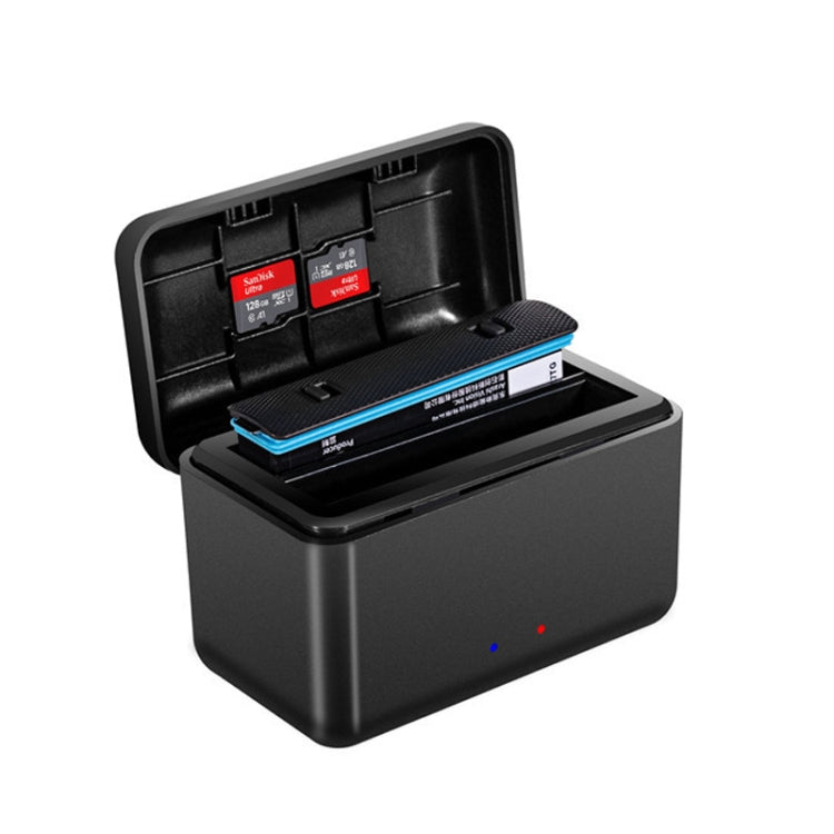 For Insta360 X4 Charging Hub Battery Charging Box, Black
