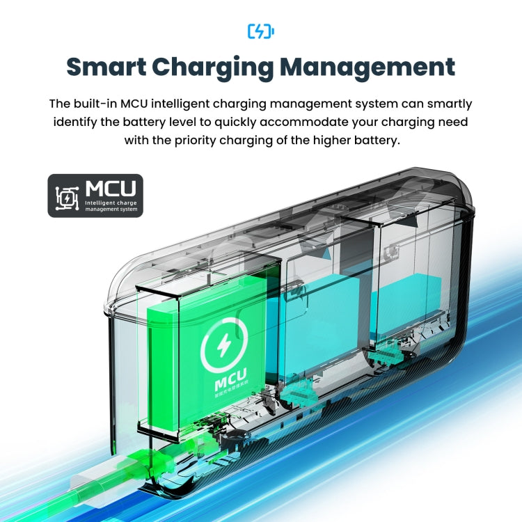 For DJI Action 4 / 3 aMagisn Fast Charge Charging Box Charger Sports Camera Accessories, For DJI Action 4 / 3
