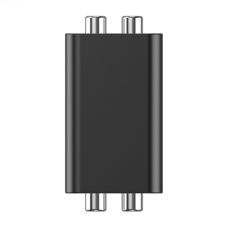 RCA Audio Ground Loop Isolator Anti-Interference Noise Reducer Eliminate Current Sound Bluetooth Receiver, Square, Ellipse