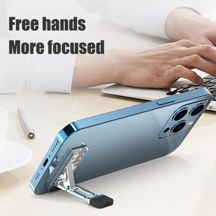 2pcs Invisible Cooling Stand Heightening Pad For Laptop & Smartphones & Tablet, 110034 Light Gray