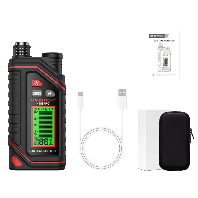 HABOTEST Portable Rechargeable Gas Detector, HT629