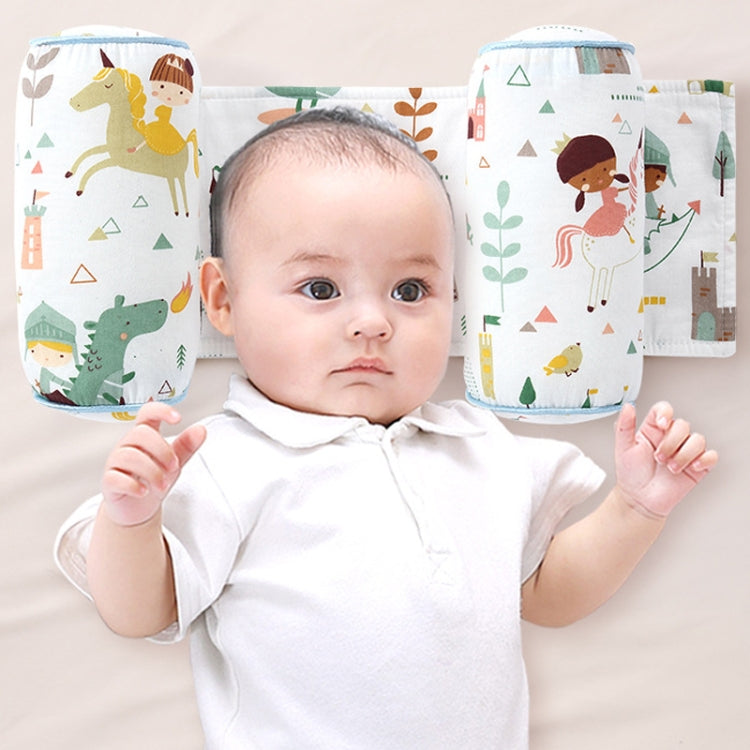 Baby Shape Correcting Fixed Millet Pillow Infant Heads Shape Rectifying Stationary Cushion, Fairy Tale World, Happy Bear, Forest Kingdom, Dinosaurs, Pink Forest, Green Forest