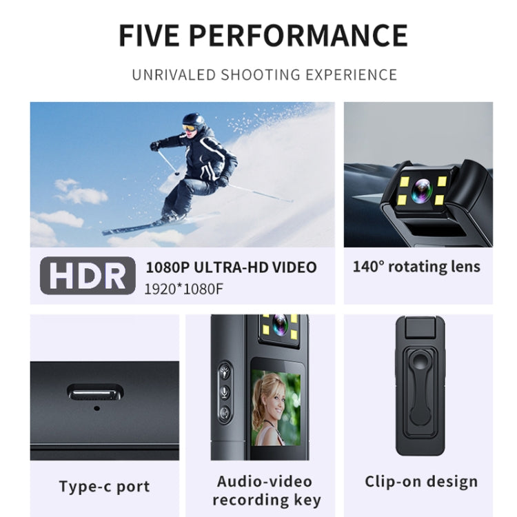 High-Definition Night Vision Portable Outdoor Sports Recorder Camera, CS11