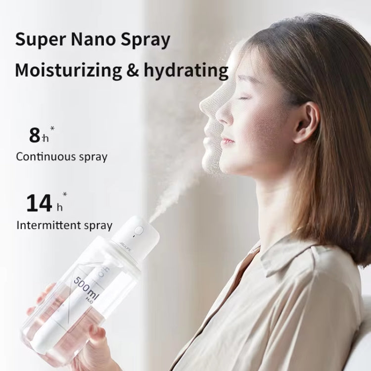 JisuLife JB07 Wireless High Mist Portable Humidifier, No Water Tank, White 1100mAh, White 2200mAh