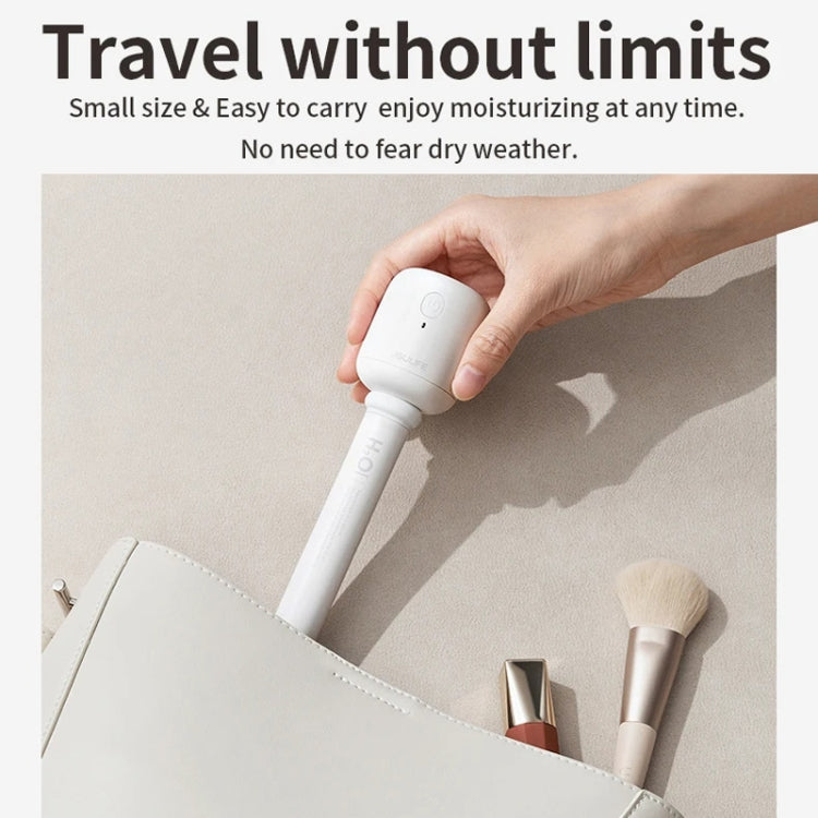 JisuLife JB07 Wireless High Mist Portable Humidifier, No Water Tank, White 1100mAh, White 2200mAh