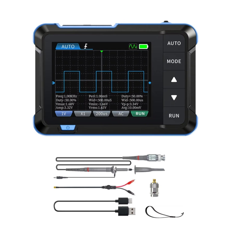 FNIRSI 2 In 1 Mini Portable Digital Oscilloscope Signal Generator, Standard, Upgrade