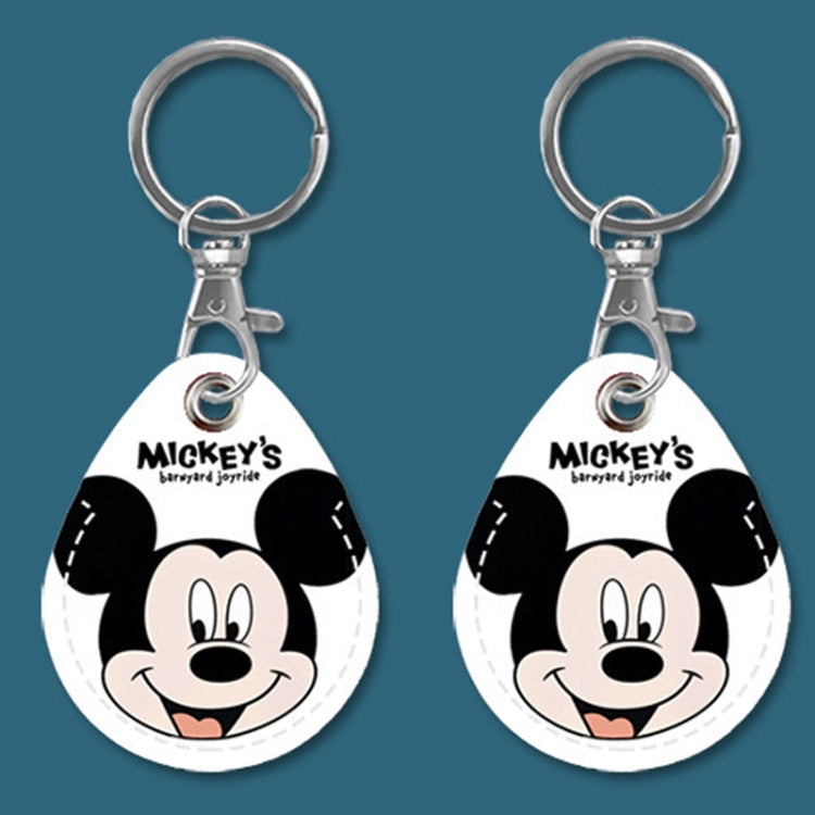 2pcs Cute Sensor Access Door Card Cover Keychain Elevator Water Drops Round Key Holder, Fortune Tiger, Pepsi Doraemon, Three Capybaras, Crocodile Bara, Lina Belle, Congratulations, Bow Tie Bear, English Winnie the Pooh, English Lotso, Melody           ...