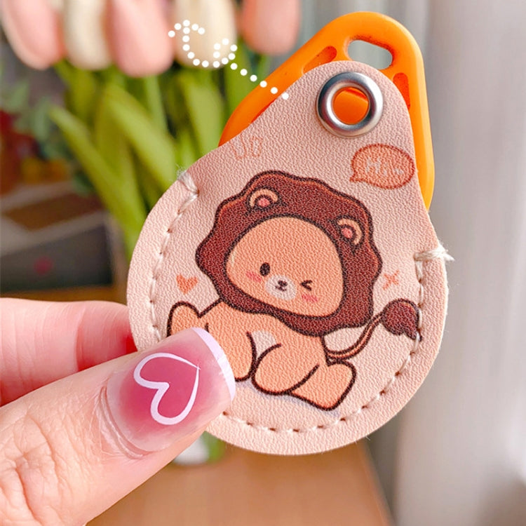 2pcs Cute Sensor Access Door Card Cover Keychain Elevator Water Drops Round Key Holder, Three Pachas, Three Pandas, Three Mickeys, Lovely Pacha