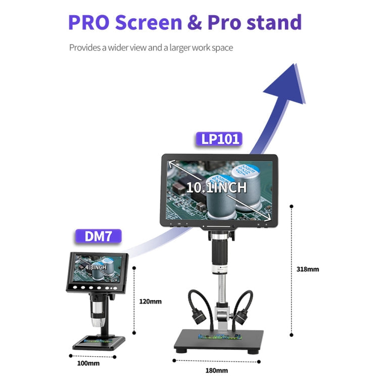 10.1 Inch Screen Repair Digital Electron Microscope