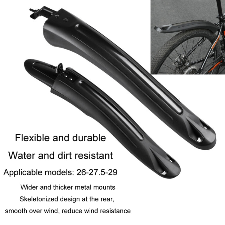 Bike Fenders Set Widen Lengthen Bicycle MTB Front Rear Quick Release Mudguard, 08CY0007