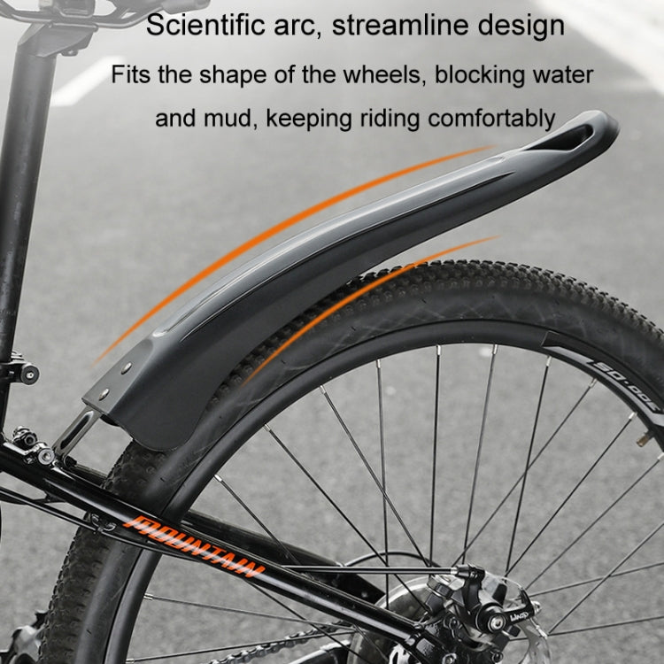 Bike Fenders Set Widen Lengthen Bicycle MTB Front Rear Quick Release Mudguard, 08CY0007