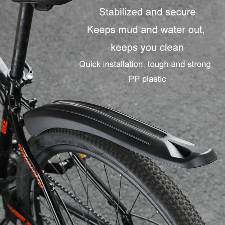 Bike Fenders Set Widen Lengthen Bicycle MTB Front Rear Quick Release Mudguard, 08CY0007