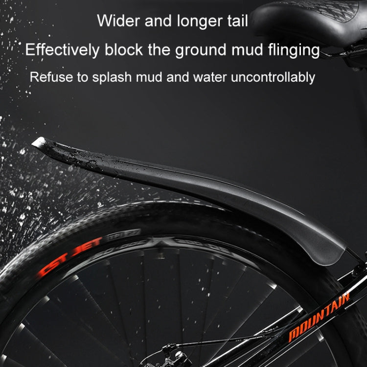 Bike Fenders Set Widen Lengthen Bicycle MTB Front Rear Quick Release Mudguard, 08CY0007