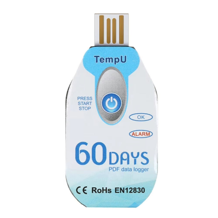 TempU Disposable Temperature Recorder For Cold Chain Transport Vehicles, 30 Days, 60 Days, 90 Days