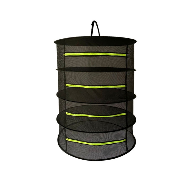 60cm Foldable Hanging Herb Plant Drying Net With Zipper, 2 Layer, 4 Layer, 6 Layer, 8 Layer