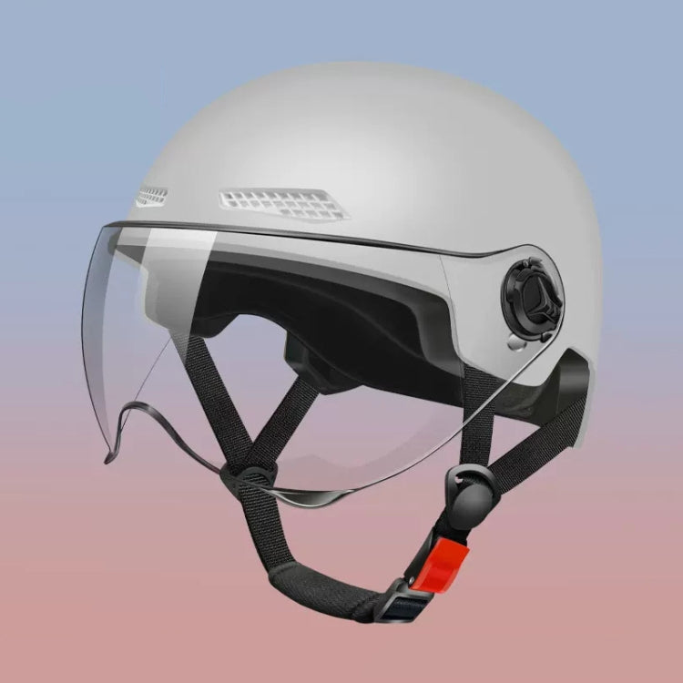 Electric Vehicle Helmet Lightweight Sun Protection Helmet, Black Transparent, White Transparent, Khaki Transparent, Pink Transparent, Gray Transparent, Black Brown, White Brown, Khaki Brown, Pink Brown, Gray Brown