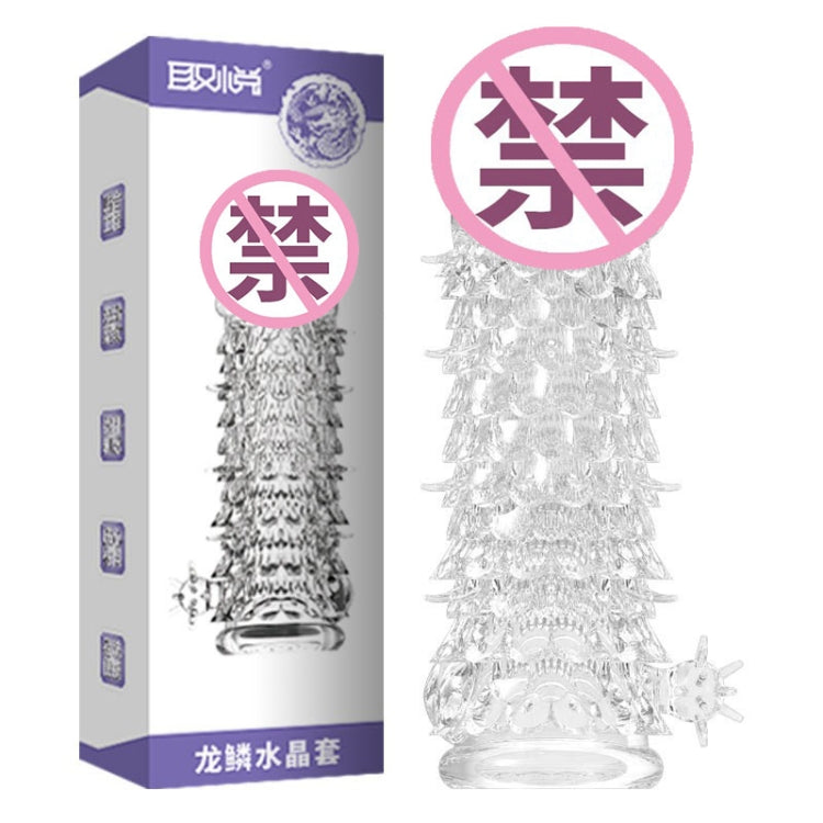QUYUE Extended Crystal Sleeve Male Wolf Teeth Sleeve, Dragon Scale, Dragon Root