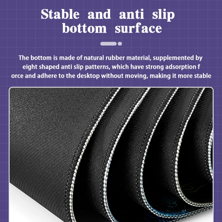 Big Wave Gaming Mouse Pad Non-Slip Rubber Desk Mat, 400x900x3mm