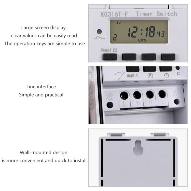 220V Household Automatic Switch Intelligent Timer