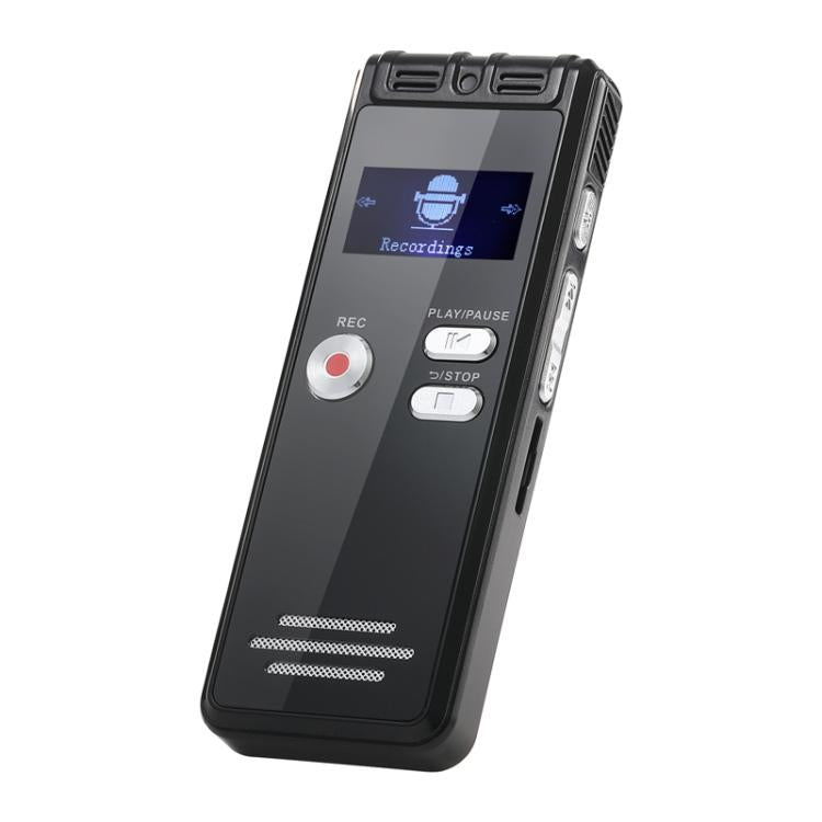 SK6 0.8-inch LED Screen Interview Recorder USB Rechargeable MP3 Player, Without Memory, 32GB