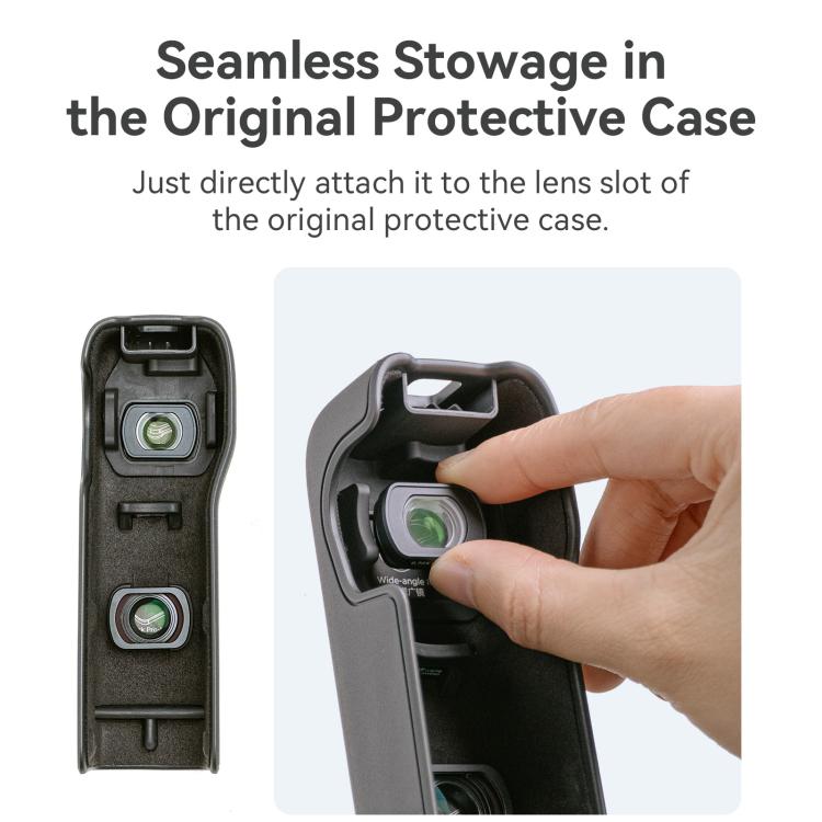 For DJI Pocket 3 aMagisn Magnetic Filter Accessories, 0.72X Wide Lens