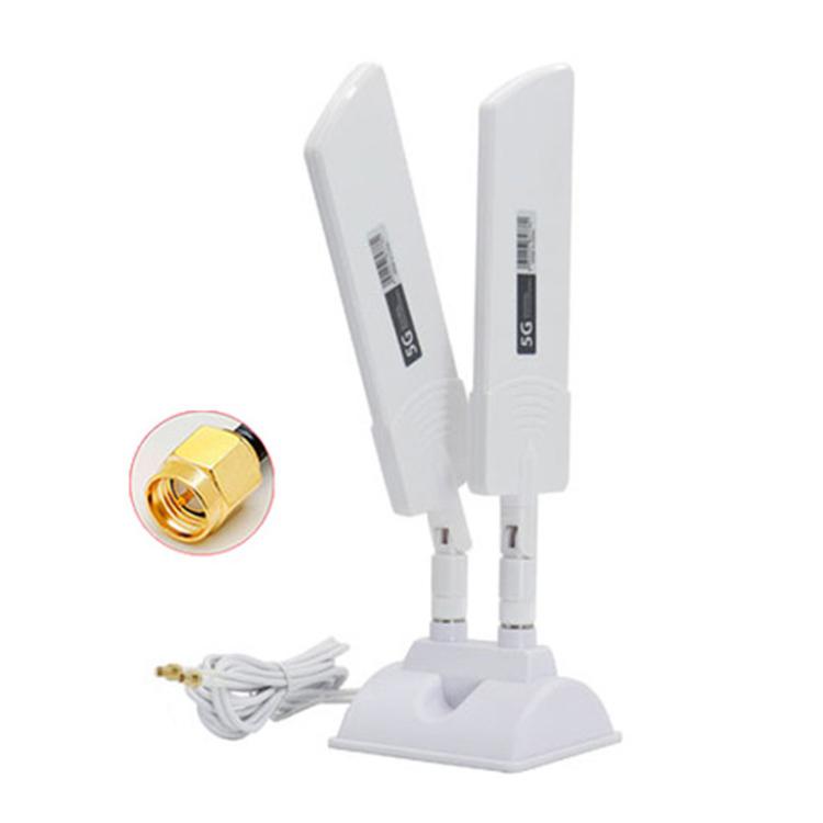 42dbi 5G Router External Antenna Outdoor Long Range WiFi Signal Coverage Booster, SMA Male Black, TS9 Black, SMA Male White, TS9 White
