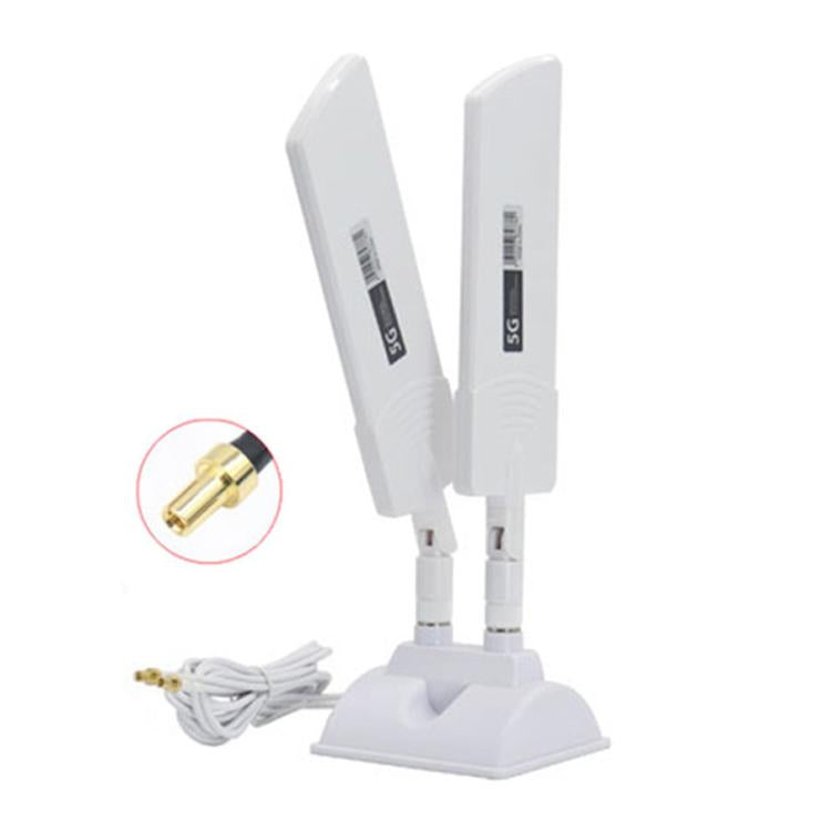 42dbi 5G Router External Antenna Outdoor Long Range WiFi Signal Coverage Booster, SMA Male Black, TS9 Black, SMA Male White, TS9 White