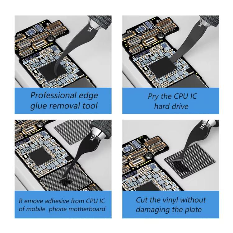 4 In 1 Blade Pry IC / CPU Hard Disk Blade Cell Phone Motherboard Repair Scraping Gum Degumming Tools, MY-102