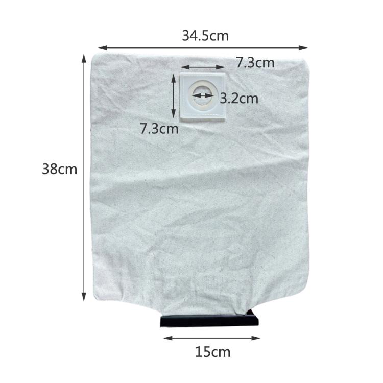 For Nilfisk VP100 / VP200 / VP300 Vacuum Cleaner Reusable Cloth Dust Bag