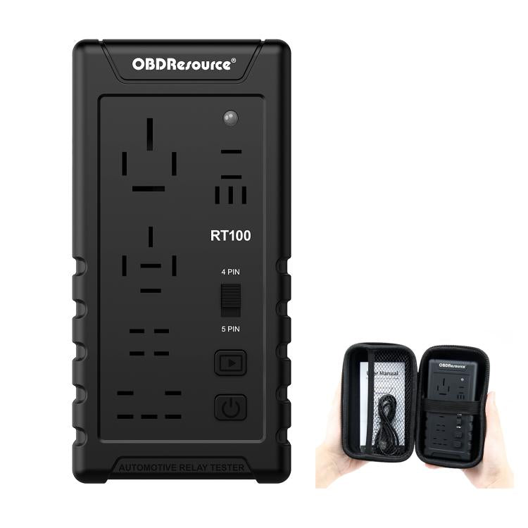 OBDResource 12V Automotive Relay Tester, RT100, RT100 With Storage Bag