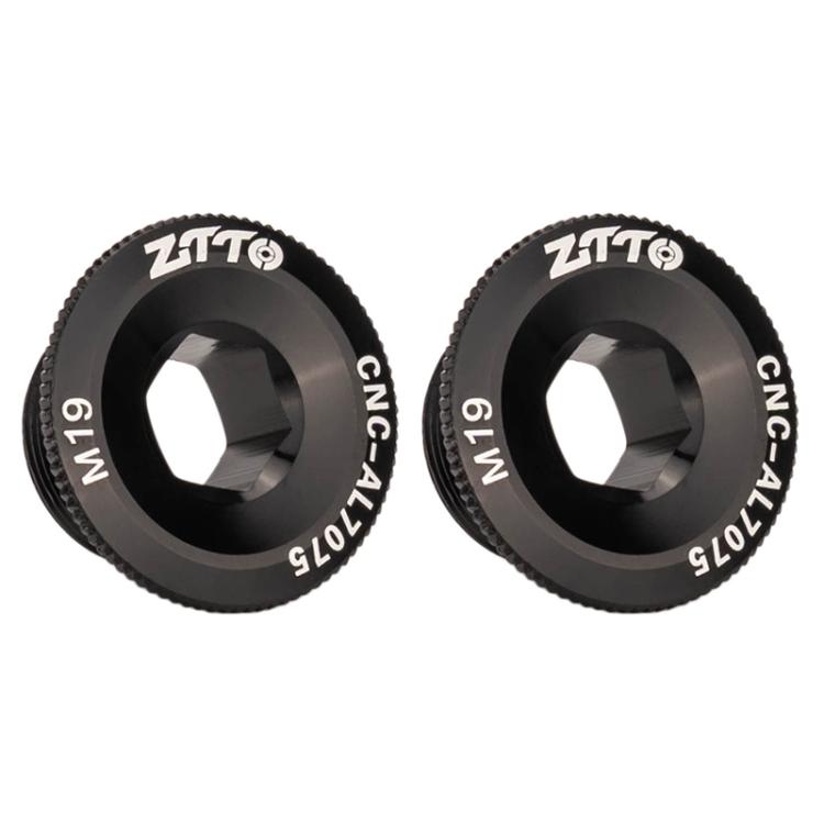 2pcs ZTTO Bicycle Aluminum Alloy Crank Cover Mountain Bike Crank Screws, M18 Black, M18 Red, M18 Blue, M19 Black, M19 Red, M19 Blue, M20 Black, M20 Red, M20 Blue