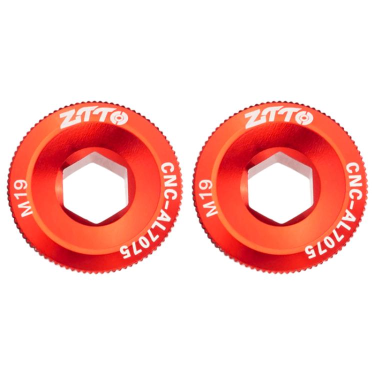 2pcs ZTTO Bicycle Aluminum Alloy Crank Cover Mountain Bike Crank Screws, M18 Black, M18 Red, M18 Blue, M19 Black, M19 Red, M19 Blue, M20 Black, M20 Red, M20 Blue