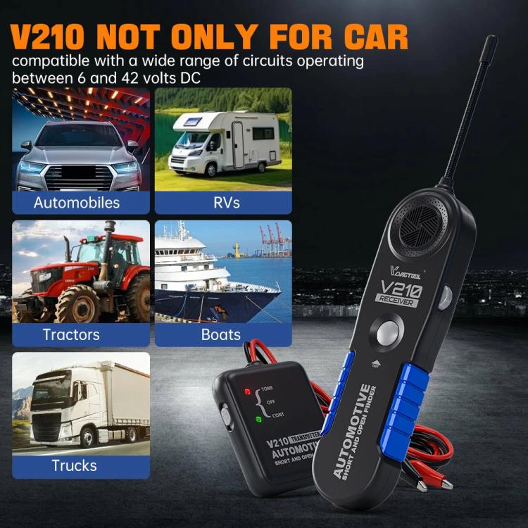 VDIAGTOOL 6-42V Automotive Circuit Tester