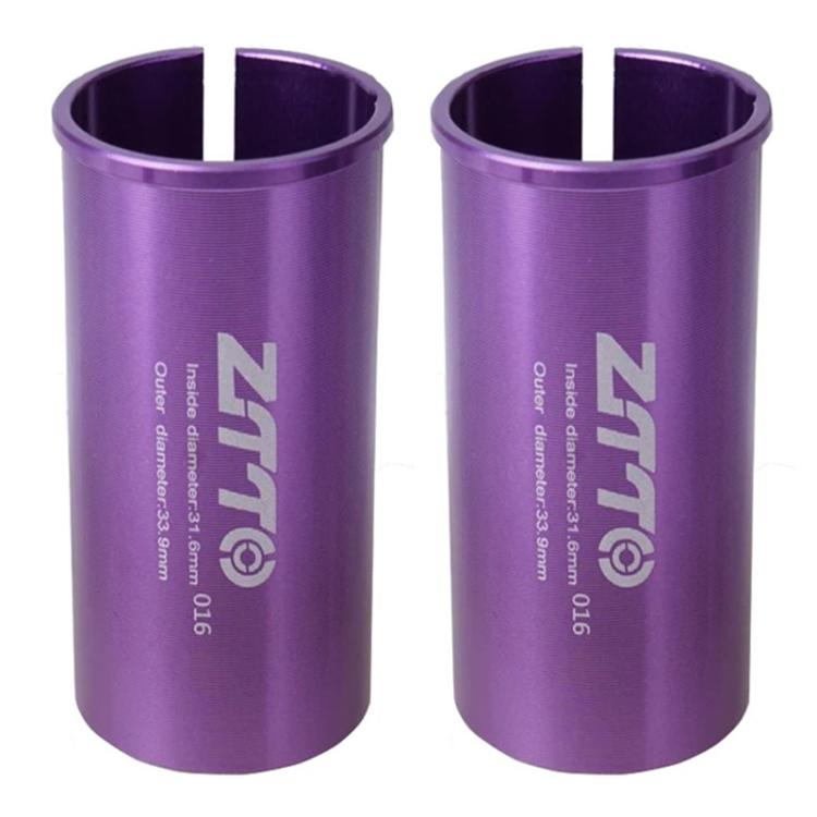 2pcs ZTTO Bicycle Seat Post Conversion Sleeve Reducer Cover, 28.6-31.8mm 014, 30.9-36mm 015, 31.6-33.9mm 016, 22.2-25.4mm 017, 33.9-34.9mm 018, 25.4-28.6mm 002