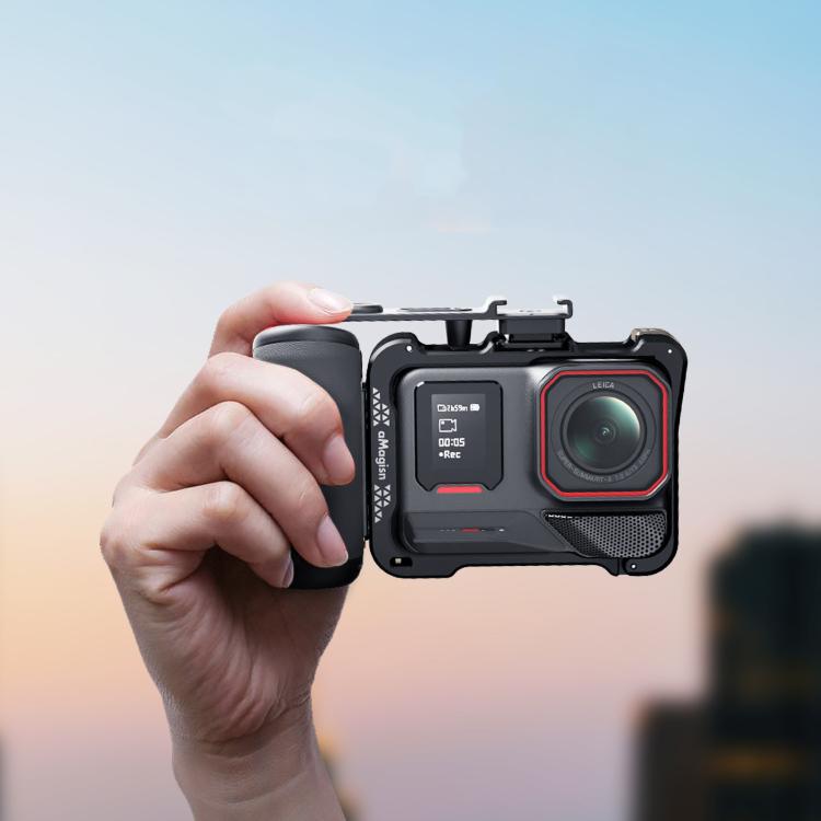 aMagisn Xplorer Grip Kit Street Vlogging Handle for DJI, Insta360, GoPro and Other Action Cameras, For Insta360, DJI Action, and GoPro