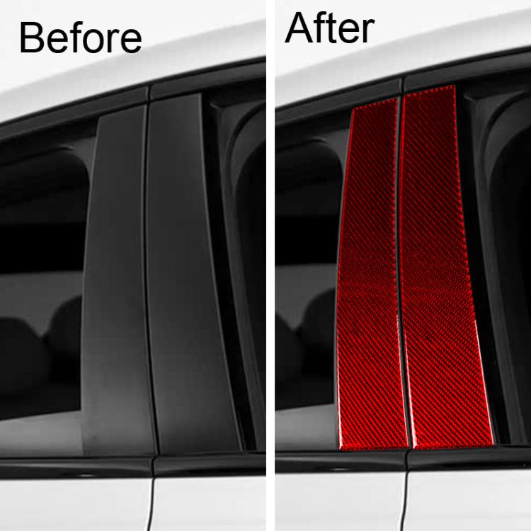 For 2022-2025 BYD Seal 6pcs /Set B-Pillar Stickers