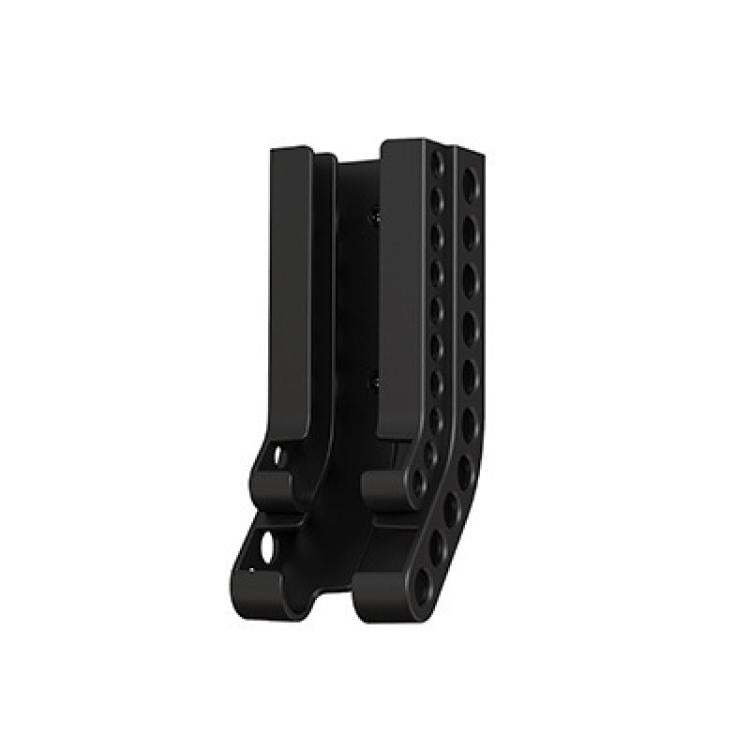 Wall-Mounted Battery Organizer Holds 10 AA & 10 AAA Batteries Space-Saving Battery Storage Rack
