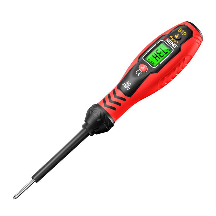 ANENG Digital Display High-Precision Intelligent Induction Test Pen, Red Flat Head, Yellow Flat Head, Red Cross Head, Yellow Cross Head