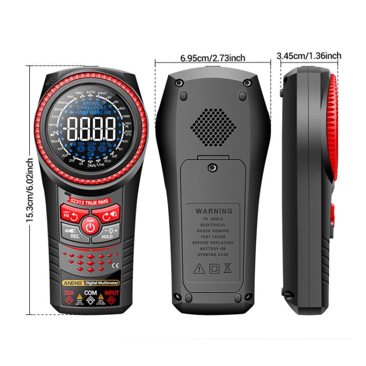 ANENG Portable High-precision Rotating Disk Intelligent Fully Automatic Multimeter, SZ312