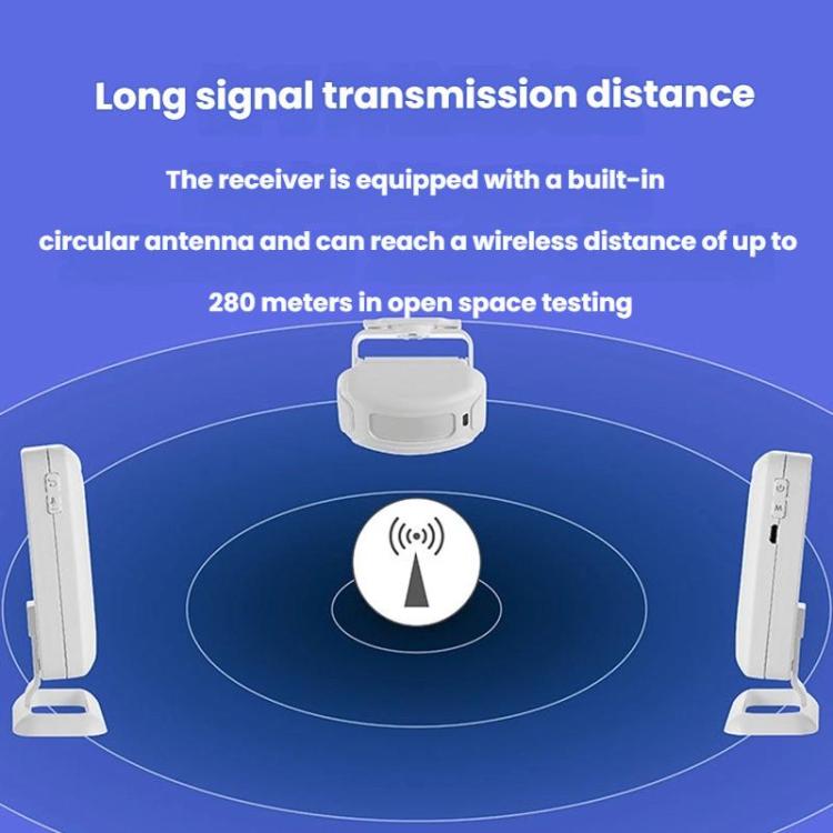 Wireless Infrared Sensor Split Supermarket Welcome Doorbell, Infrared Sensor Doorbell
