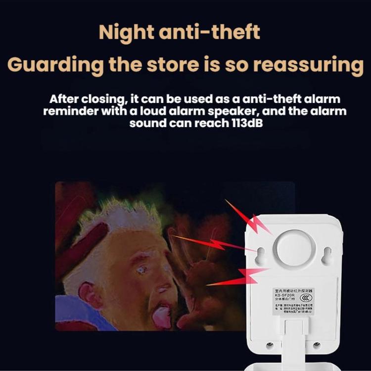 Wireless Infrared Sensor Split Supermarket Welcome Doorbell, Infrared Sensor Doorbell
